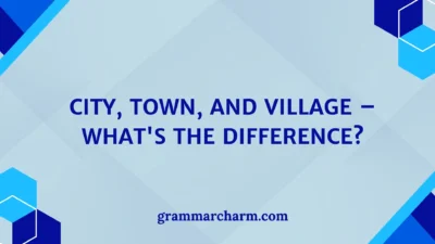 City Town and Village