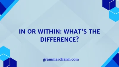 In or Within