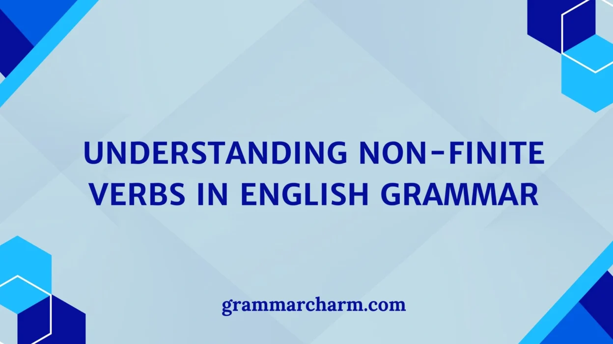 Non-Finite Verbs