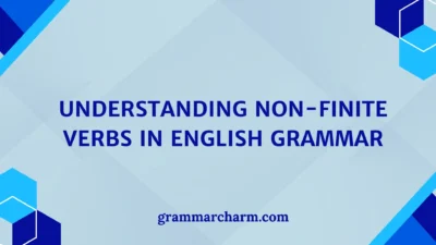 Non-Finite Verbs