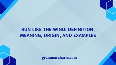 Run Like the Wind