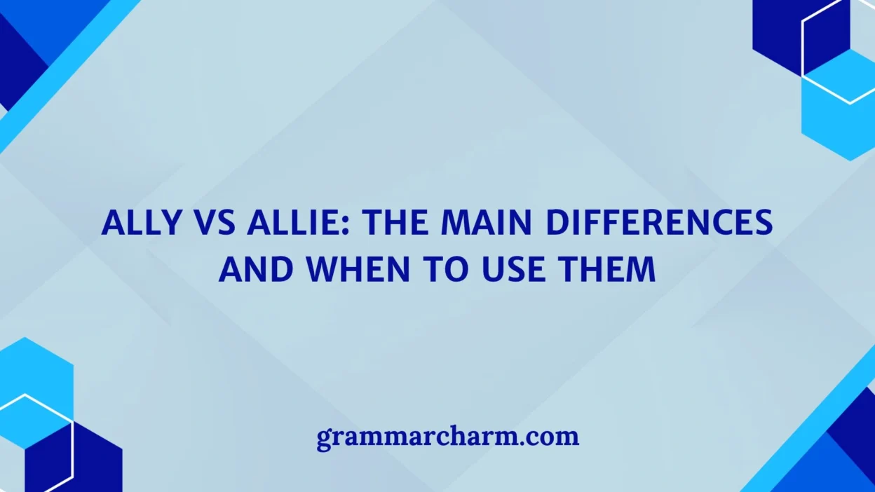 Ally vs Allie