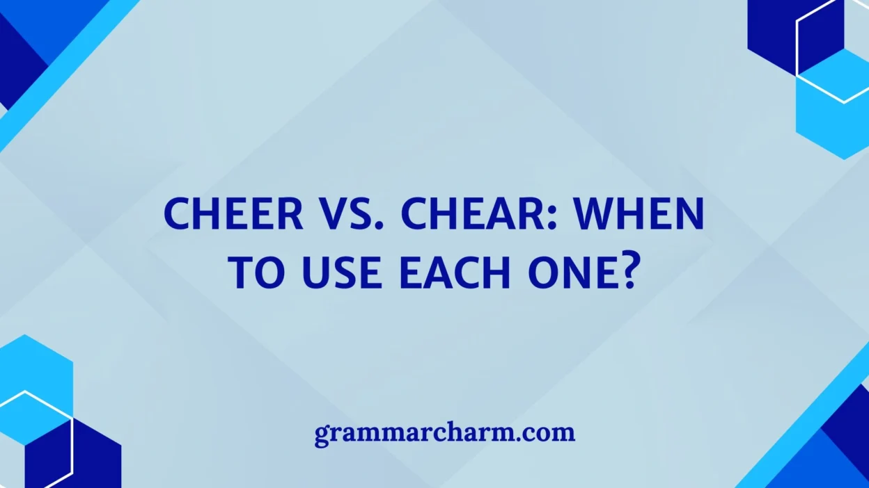 Cheer vs. Chear