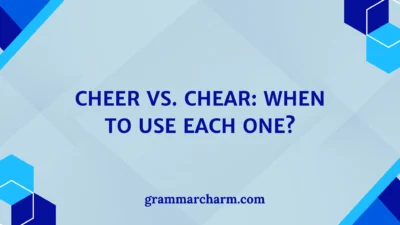 Cheer vs. Chear