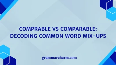 Comprable vs Comparable