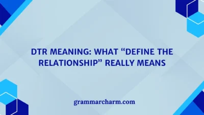DTR Meaning