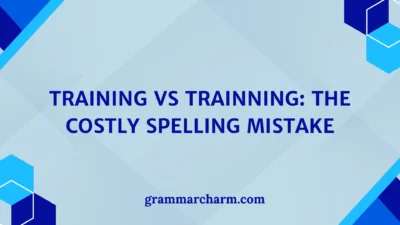 Training vs Trainning