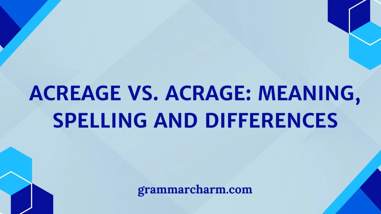 Acreage vs. Acrage