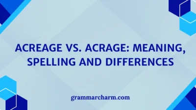 Acreage vs. Acrage