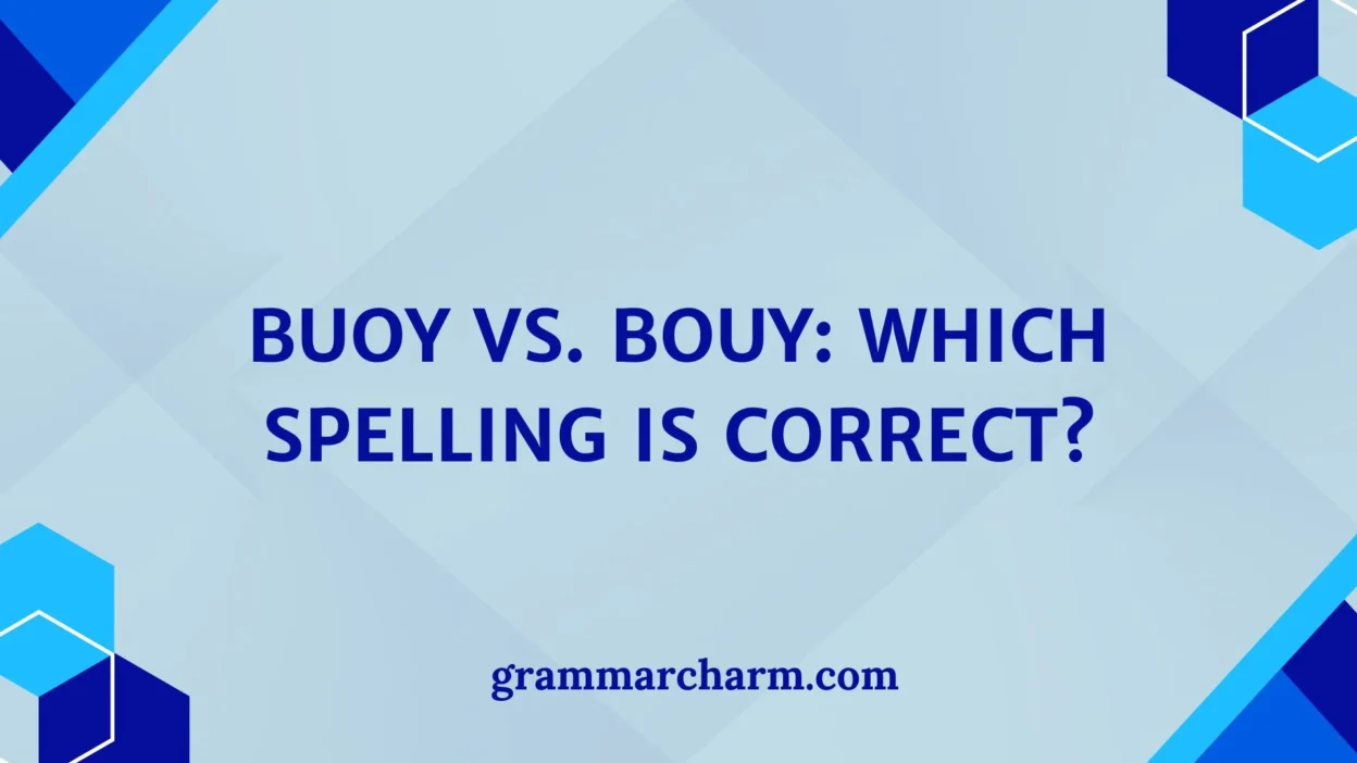 Buoy vs. Bouy