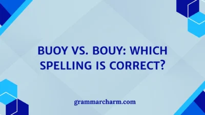Buoy vs. Bouy