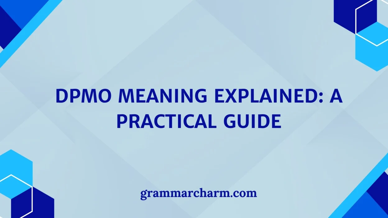 DPMO Meaning