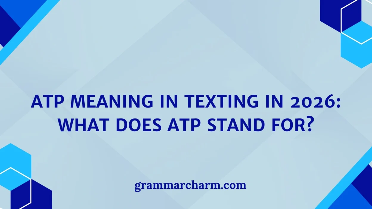 ATP Meaning