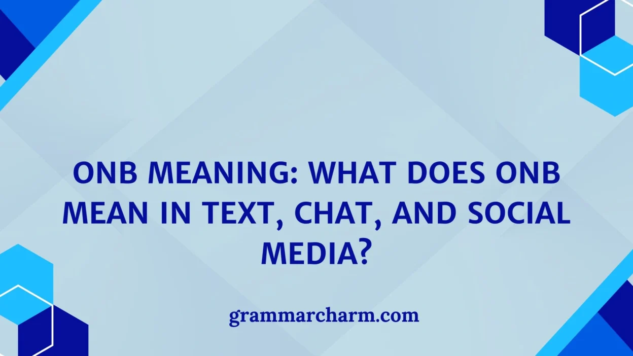 ONB Meaning