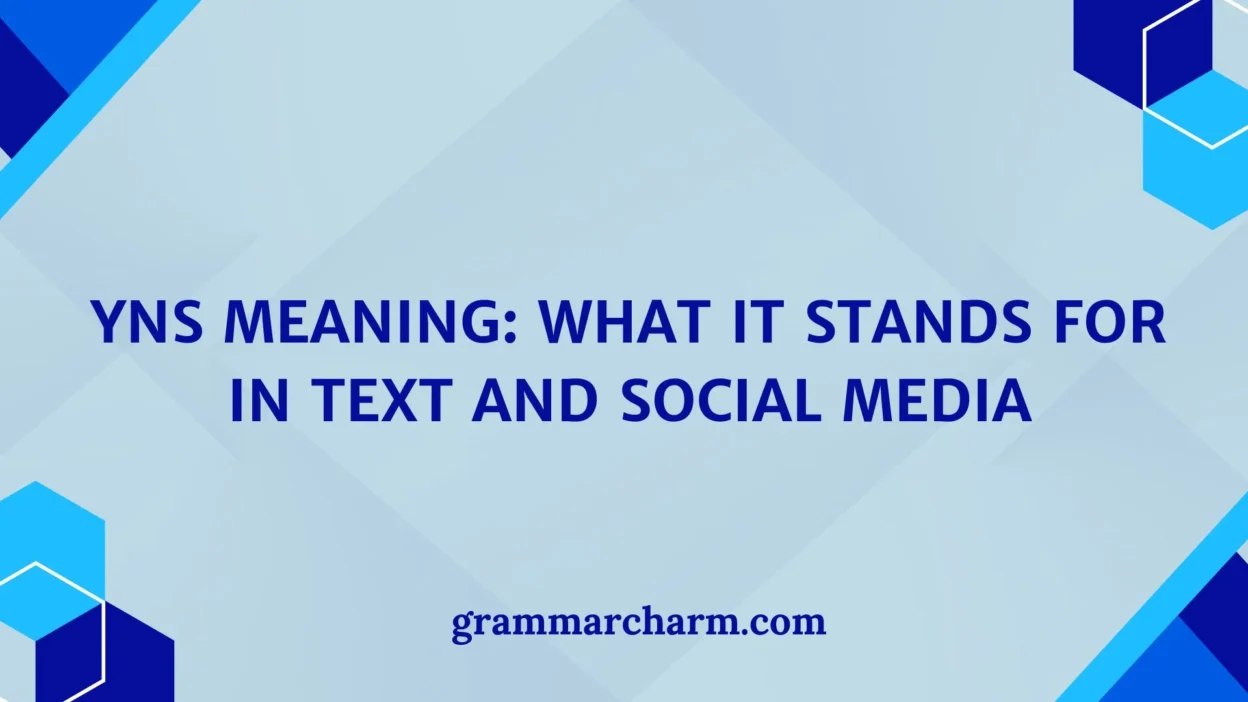 YNS Meaning