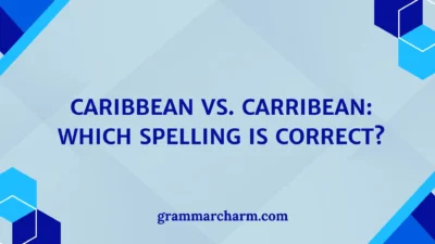 Caribbean vs. Carribean
