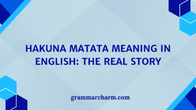 Hakuna Matata Meaning