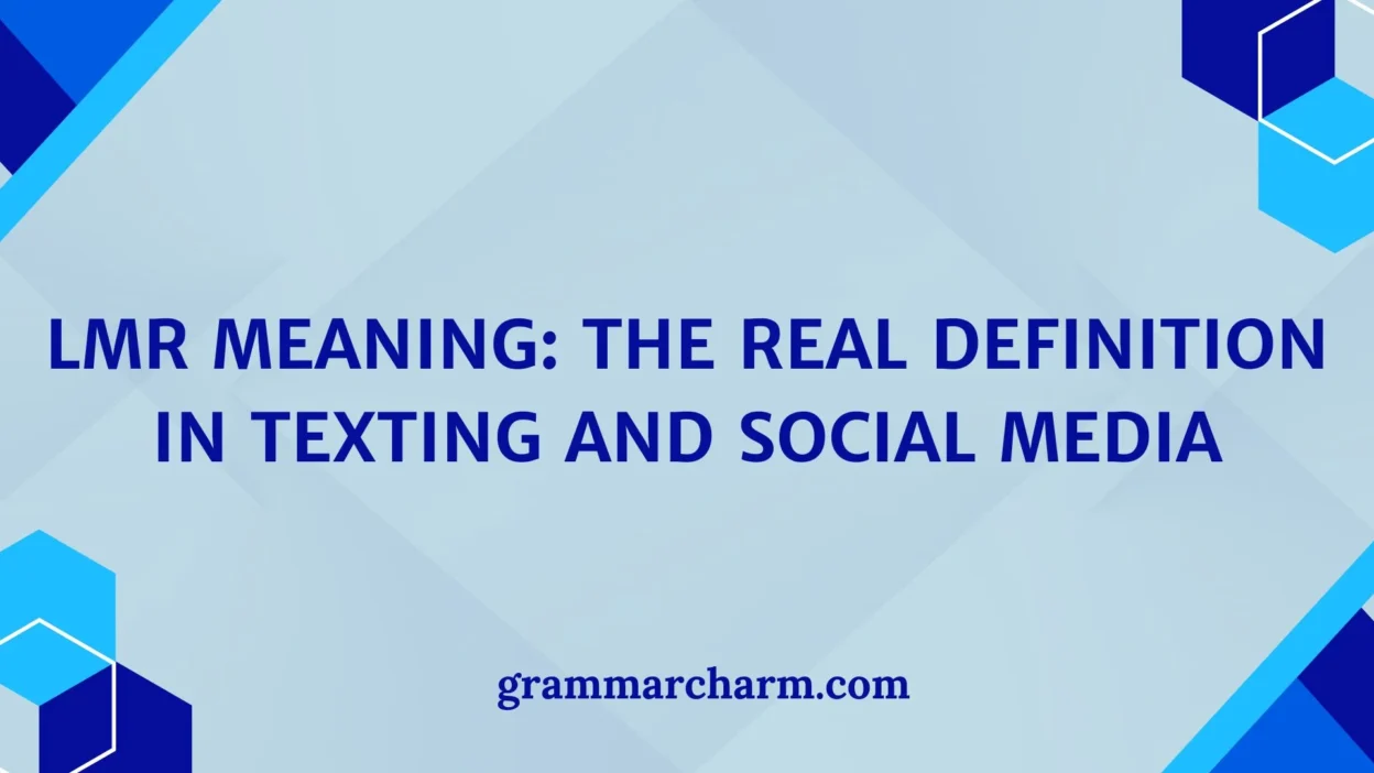 LMR Meaning