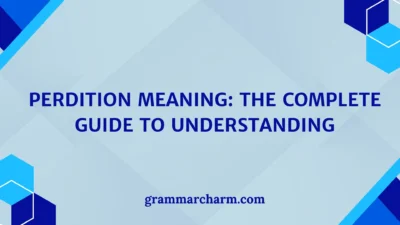 Perdition Meaning