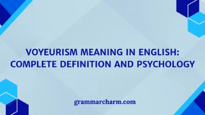 Voyeurism Meaning